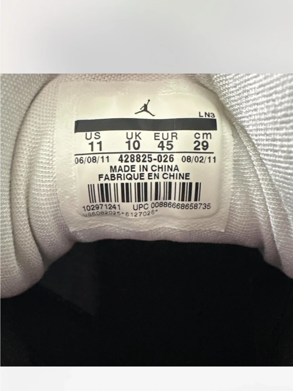 Jordan Men’s Gray and Black Low-Top Sneakers with Yellow Jumpman